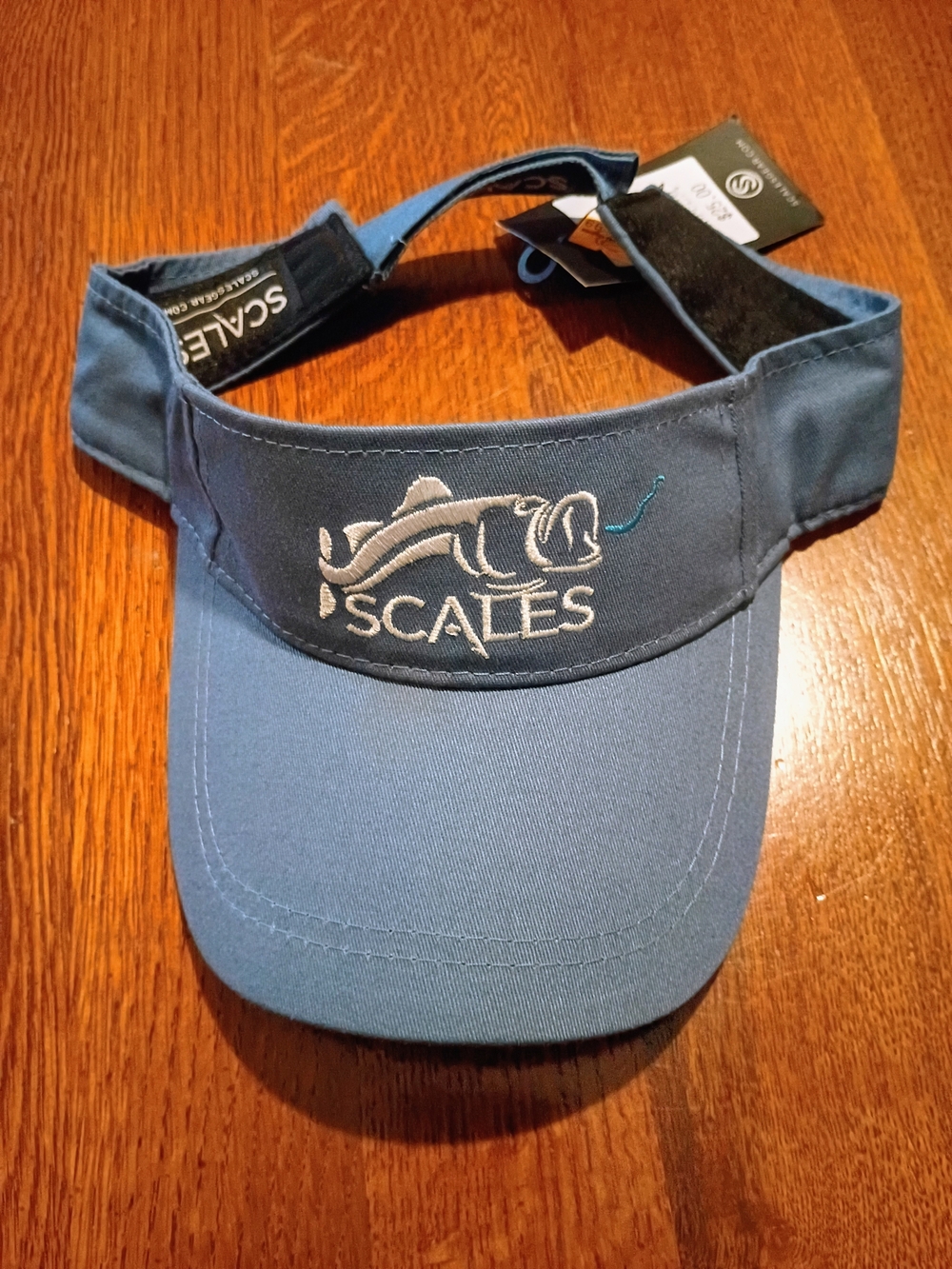 Scales Men's Blue Fishing Visor NEW
